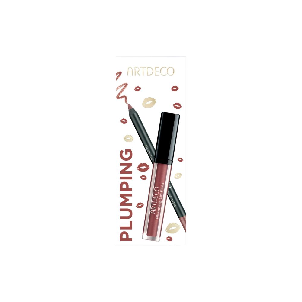 Plumping Lip Fluid & Soft Lip Liner waterproof Set